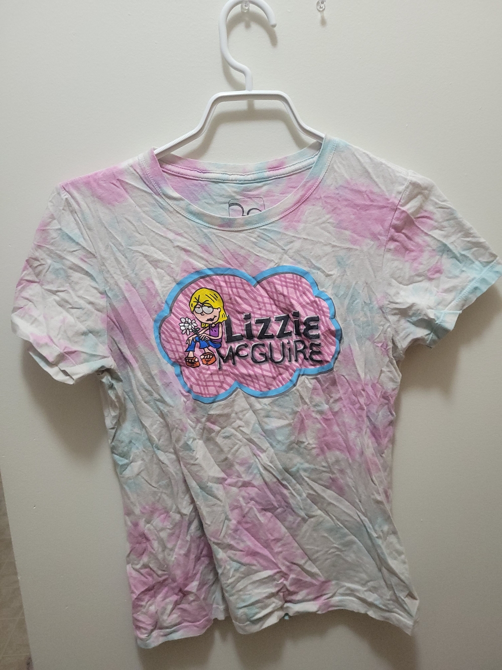 Her Universe Lizzie McGuire Tie-Dye Tee - Pink & Blue